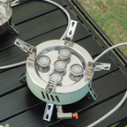 Hike Mount 5-Core Portable Camping Stove with Ignition & Converter