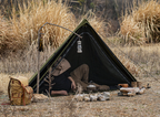 4 Seasons Bushcraft Tent – TC Cotton & Polyester, Aluminum Frame