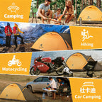 4-Season Double-Layer Camping Tent – 1 Bedroom + Living Room, 3.7kg