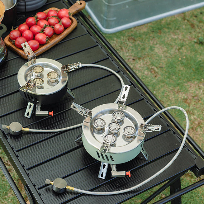 Hike Mount 5-Core Portable Camping Stove with Ignition & Converter