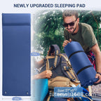 Knit Camping Sleeping Pad — Double Self-Inflating Mat with Pump (198×70×8cm)