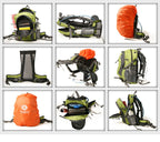 Pentagram Outdoor Hiking Backpack 25L – Waterproof Nylon Frame Pack for Men & Women, Camping & Trekking