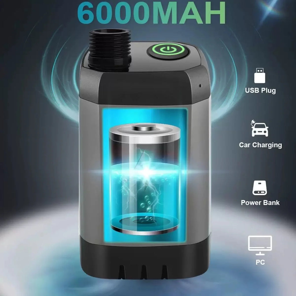 Portable Electric Outdoor Shower Kit – Camping, Car Wash & Bathing Nozzle Set (6000mAh / 8000mAh)