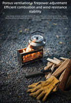 Mini Campfire Fireplace — GoOut Springhill | Portable Wood-Burning Stove
