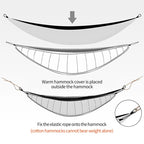 Outdoor Hammock Sleeping Bag – Lightweight Warm Quilted Underquilt for Camping