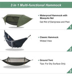 Traveling Eagle Hammock Tent – Waterproof Anti-Mosquito Outdoor Tree Tent | Single-Point Suspension | 200kg Capacity