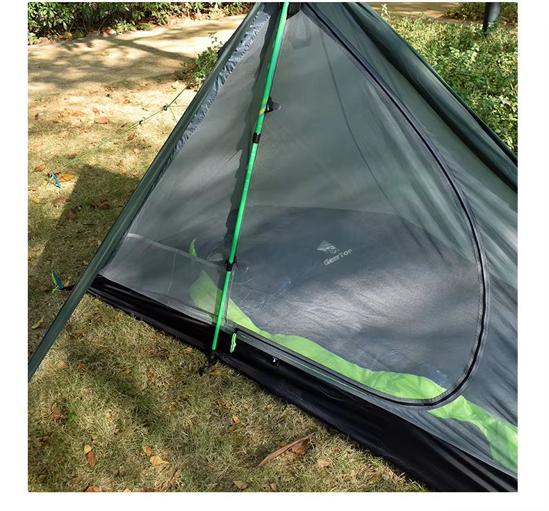 Ultralight Backpacking Pyramid Tent – 900g, 3000mm Waterproof, Thru-Hike Ready