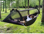 Traveling Eagle Hammock Tent – Waterproof Anti-Mosquito Outdoor Tree Tent | Single-Point Suspension | 200kg Capacity