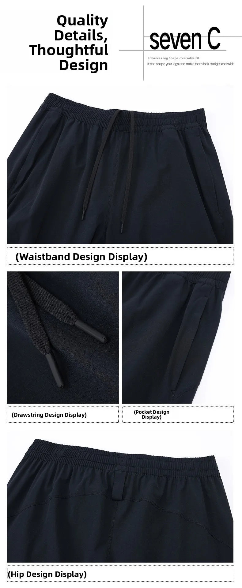 Women's Quick-Dry Outdoor Hiking Pants – Lightweight Parachute Joggers