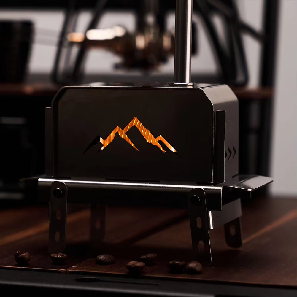 Portable Campfire Stove | Stainless Steel Wood-Burning Outdoor Stove