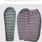 Goose Down Sleeping Bag – Lightweight Mummy Style for Camping & Travel