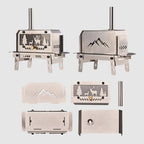Portable Campfire Stove | Stainless Steel Wood-Burning Outdoor Stove