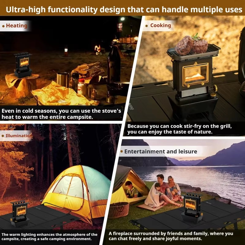 Portable Kerosene Camping Stove – 525ml, 8Hr Burn | Campfire