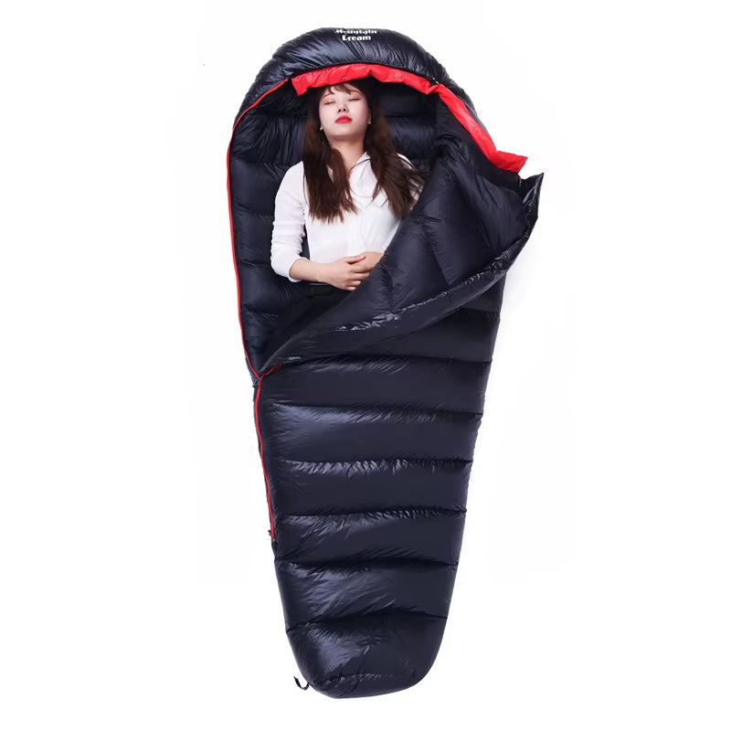Ultralight Mummy Down Sleeping Bag – Duck Down, 3-Season