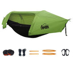 Traveling Eagle Hammock Tent in Green – Waterproof Anti-Mosquito Outdoor Camping Hammock with Single-Point Suspension, 200kg Capacity

