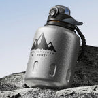 NRMEI King Insulated Bottle – Ice Flower Edition | Large Capacity Titanium-Lined Thermos with Tea Strainer & Straw