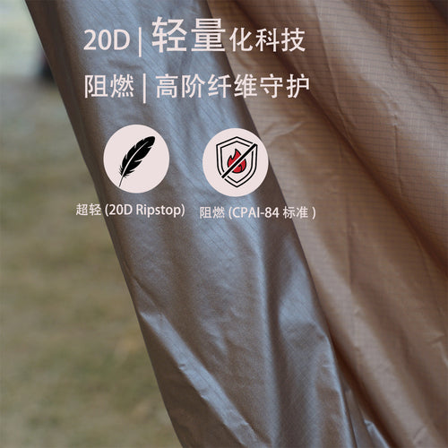 1-Person Ultralight Pyramid Tent – 4-Season with Snow Skirt | Hipier
