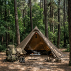 1-Person Ultralight Pyramid Tent – 4-Season with Snow Skirt | Hipier