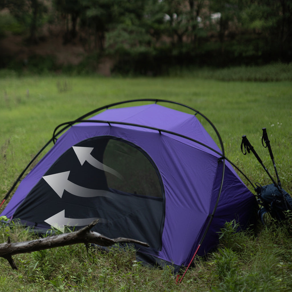 Outdoor Camping Tent – 3-Season, 2-Person