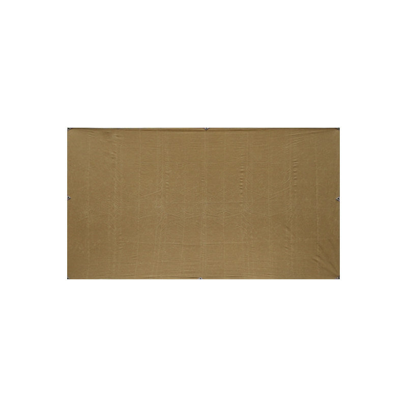 Campfire Waxed Canvas Tarp 2.9x2.9m – Khaki, 19 Hanging Points, UV & Waterproof
