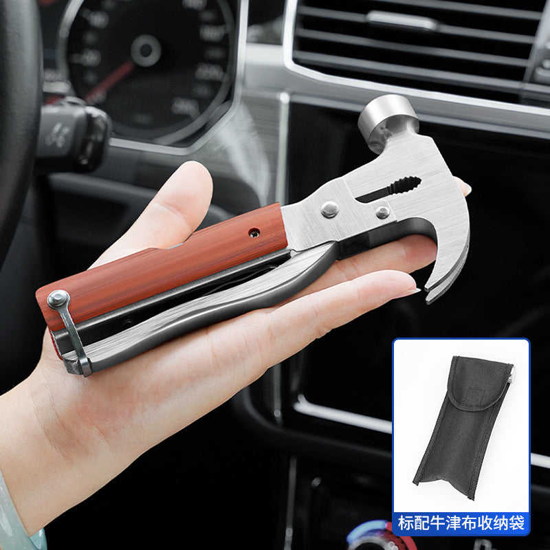 Stainless Steel Structural Rescue Hammer – Multi-Function Emergency Window Breaker (Tapered / Claw / Axe Head)