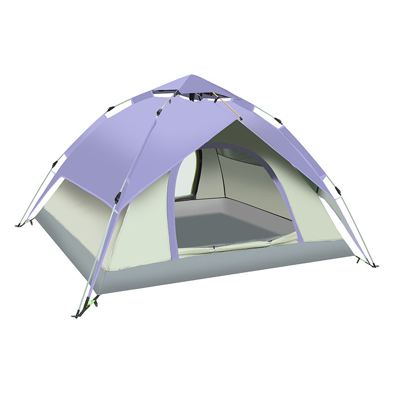 Auto-Setup Family Tent – Double-Layer, 3-4 Person, 4-Season