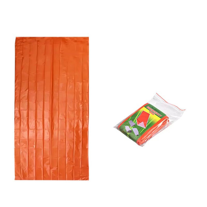 Emergency PE Survival Blanket, Sleeping Bag & Tent – Outdoor Camping First Aid Kit