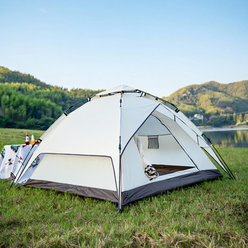 Auto-Setup Family Tent – Double-Layer, 3-4 Person, 4-Season
