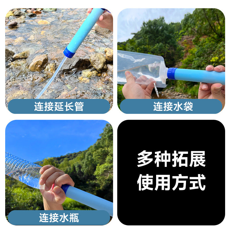 Survival Water Filter Straw – Portable Outdoor Purifier for Camping & Hiking