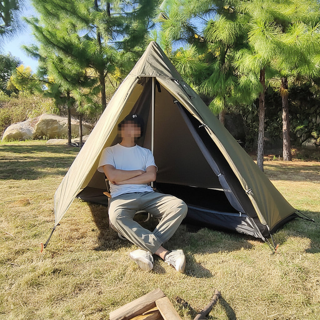 Indio Single-Layer High Tent – 1-Person Ultralight Backpacking Tent