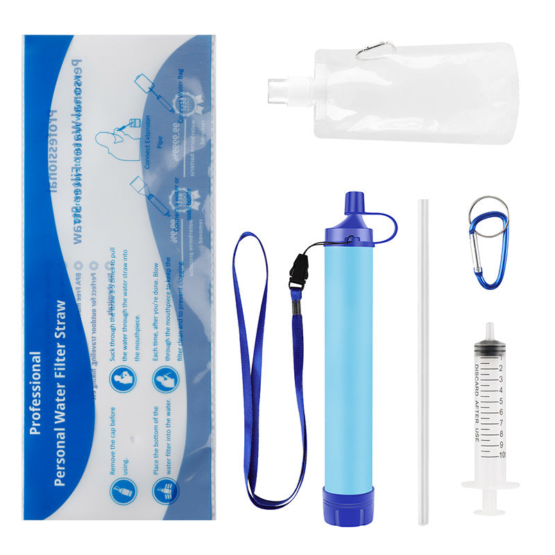 Survival Water Filter Straw – Portable Outdoor Purifier for Camping & Hiking