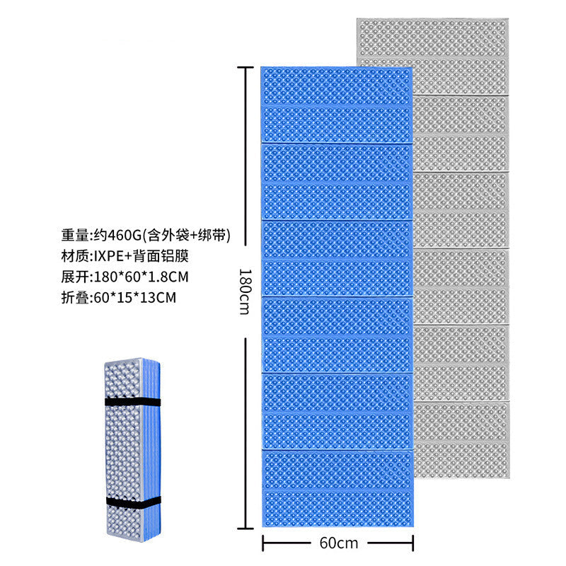 Outdoor Camping Folding Foam Mat – XPE Egg Crate Moisture-Proof Sleeping Pad for Tent & Picnic