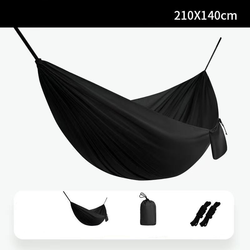 Lightweight Parachute Hammock — Outdoor Camping Double Swing for Adults (Anti-Rollover)