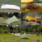 Ultralight Rain Fly Shelter Tent – 320g, Waterproof 1500mm, 20D Polyester
