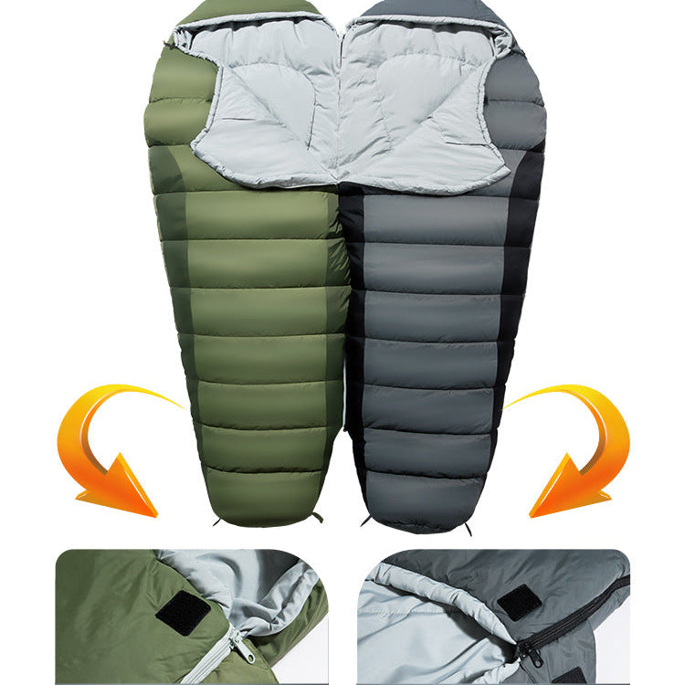 BSWolf Mummy Sleeping Bag – Linkable Adult Camping Sleeping Bag | 5°C Rating