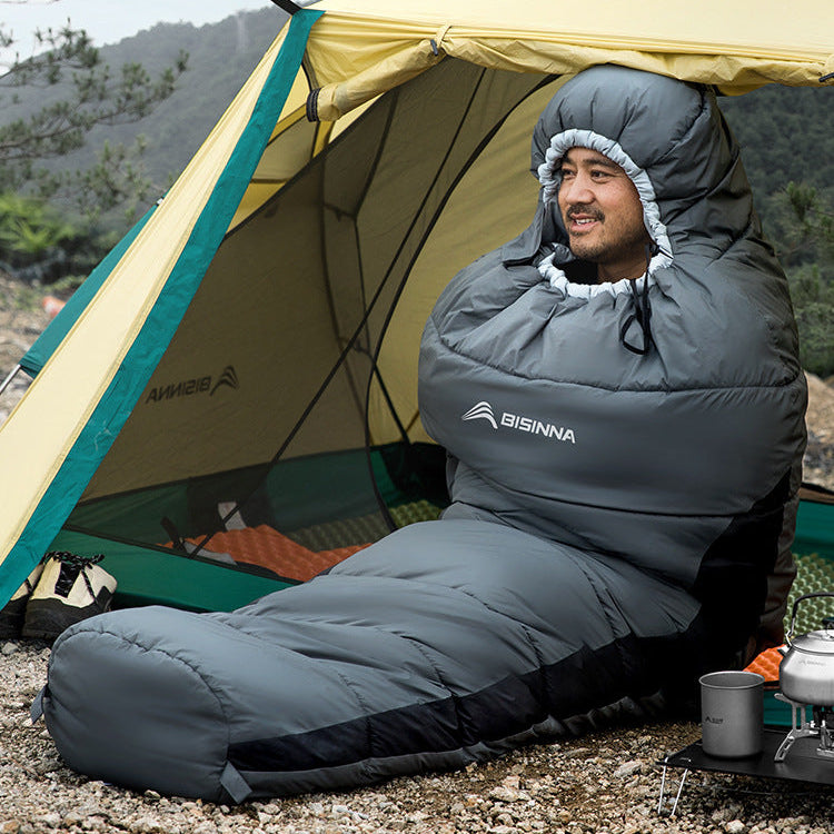 BSWolf Mummy Sleeping Bag – Linkable Adult Camping Sleeping Bag | 5°C Rating