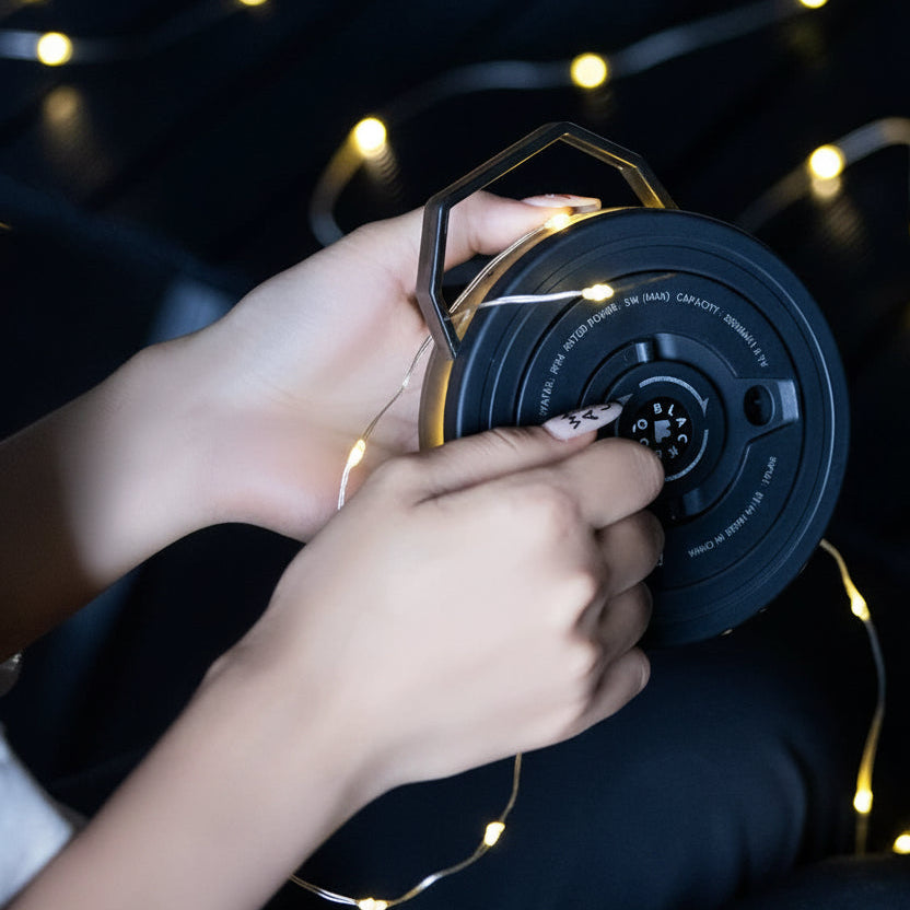 BLACKDOG 앰비언트 라이트 스트링 캠핑 라이트 캐노피 장식 조명 스트링이 달린 야외 캠핑 텐트 조명