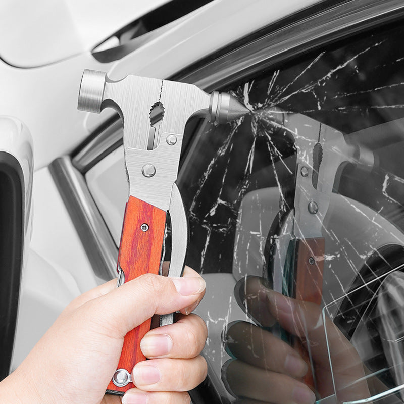 Stainless Steel Structural Rescue Hammer – Multi-Function Emergency Window Breaker (Tapered / Claw / Axe Head)