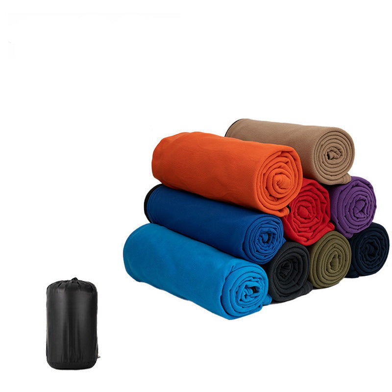 Polar Fleece Sleeping Bag Liner – Lightweight Portable All-Season Hotel & Camping Sleep Sack