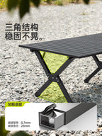 Portable Folding Egg Roll Camping Table – Lightweight Outdoor Picnic & Tea Table (60cm / 90cm)