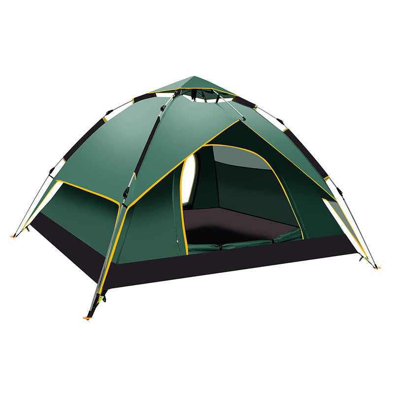 Auto-Setup Family Tent – Double-Layer, 3-4 Person, 4-Season