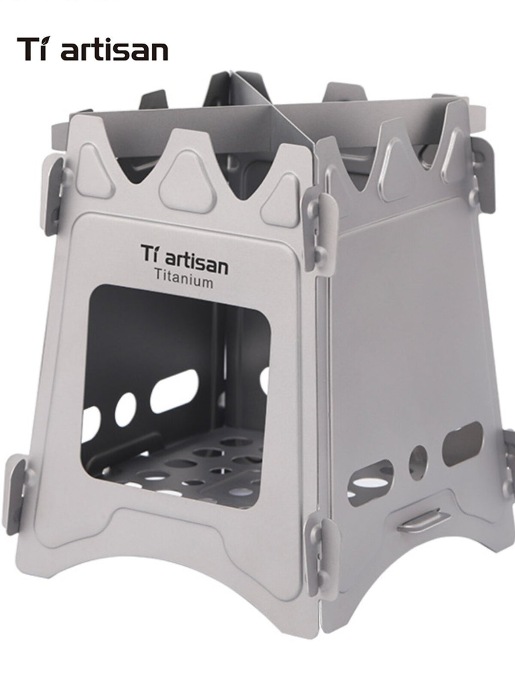 WS009 Titanium Wood Burning Camp Stove – Ultralight Portable Outdoor Furnace