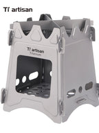 WS009 Titanium Wood Burning Camp Stove – Ultralight Portable Outdoor Furnace