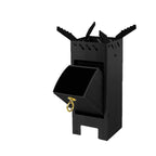Portable Folding Rocket Stove – Outdoor Wood-Burning Camp Stove for Camping, Picnic & Travel