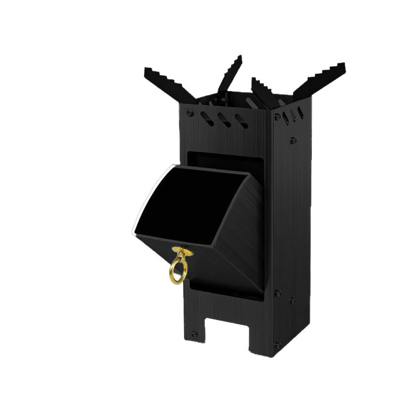 Portable Folding Rocket Stove – Outdoor Wood-Burning Camp Stove for Camping, Picnic & Travel