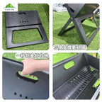 Portable Folding Charcoal BBQ Grill – Thick Heavy-Duty Outdoor Camping & Picnic Grill