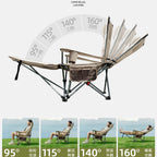 Outdoor Folding Recliner Chair – Portable Camping Moon Chair