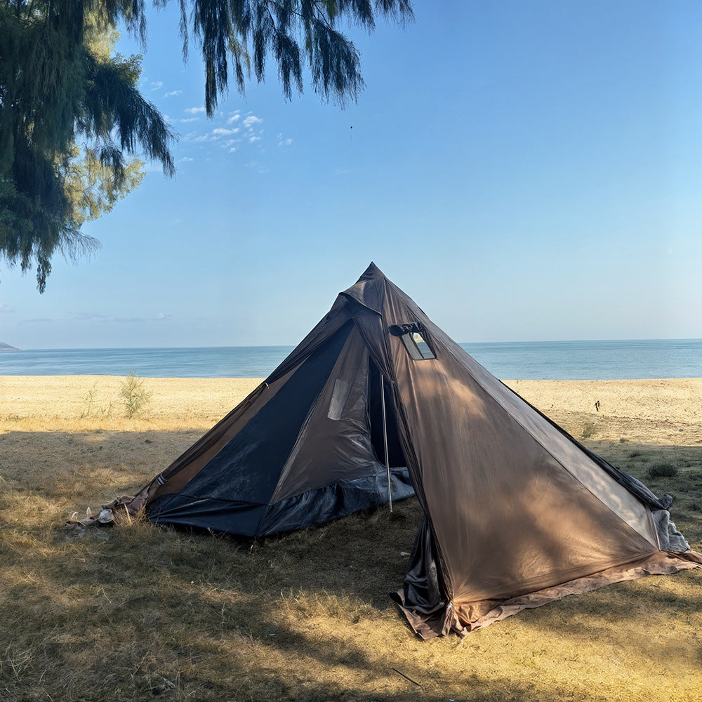 1-Person Ultralight Pyramid Tent – 4-Season with Snow Skirt | Hipier