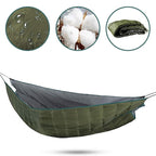 Outdoor Hammock Sleeping Bag – Lightweight Warm Quilted Underquilt for Camping