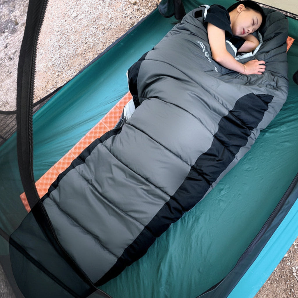 BSWolf Mummy Sleeping Bag – Linkable Adult Camping Sleeping Bag | 5°C Rating